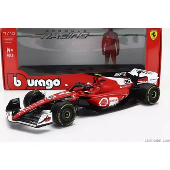 autíčko Bburago Ferrari F1 Sf-23 Team Scuderia Ferrari N 55 Las Vegas Usa Gp 2023 Carlos Sainz 1:18 Červená Bílá Černá