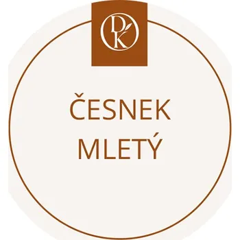 Samolepící etiketa Etiketa Česnek mletý