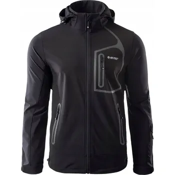 Pánská softshellová bunda Hi-Tec pánská softshellová bunda s kapucí Nils velikost M