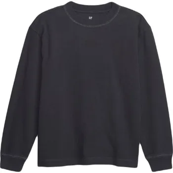 Chlapecké tričko Chlapecké tričko GAP LOGO CREW XS Černá