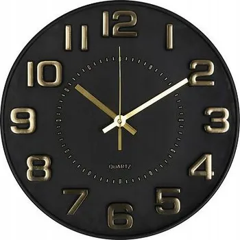 Hodiny Nástěnné hodiny Atmosphera černé 30 cm