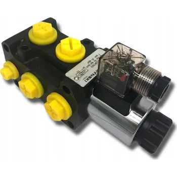 Posilovač řízení Rozdělovač. Ventil. Elektromagnetický rozvaděč směru řízení W-E12D