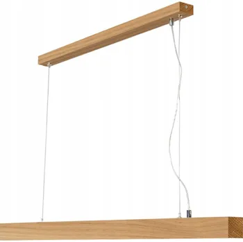 LED závěsné svítidlo Wood hnědé industriální 90 cm 1 světelný bod 36 W