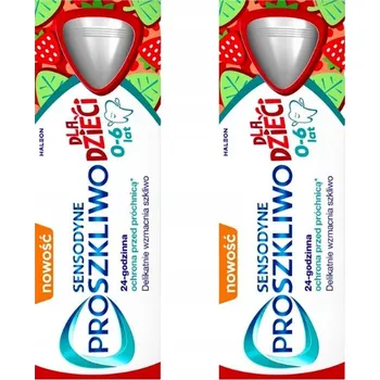 Dentální hygiena Sensodyne Proszkliwo Zubní pasta pro děti 0-6 let 50ml x2 + Dárek