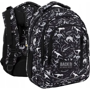 Školní batoh Vícekomorový Školní batoh Back Up černý, vícebarevný 24 l