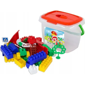 ostatní stavebnice Stavebnice Wader Stavitel 52 dílků