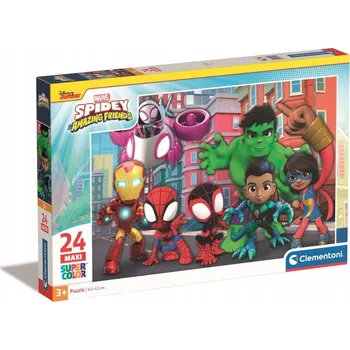 Puzzle Puzzle Clementoni 24 dílků Puzzle 24 Maxi Spidey a přátelé