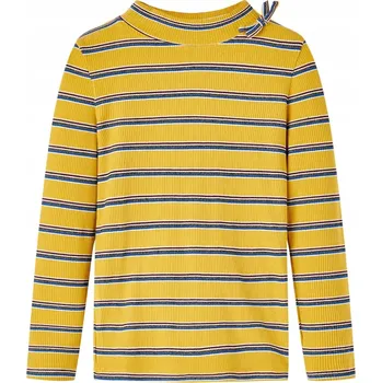 Dětské tričko s dlouhým rukávem, okrová, velikost 140