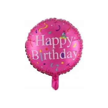 Balónek Fóliový balónek k narozeninám "Happy Birthday"