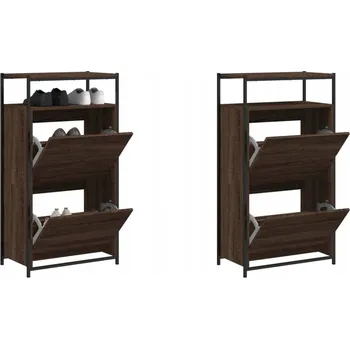 Botník Hnědý dub, Botník, 60x34x112 cm