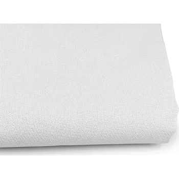 Galanterie Vyšívací tkanina kanava šíře 148 cm 56 oček Balení: 1 m, Varianta: 1 bílá - 8596475705769