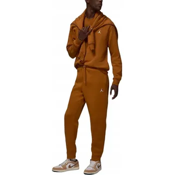 Nike pánské tepláky JORDAN BROOKLYN FLEECE hnědé, velikost L