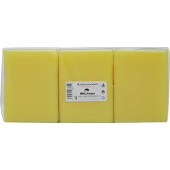 Houbička BALhome houbičky na nádobí tvarované žluté 3 ks IDDRZEX10036