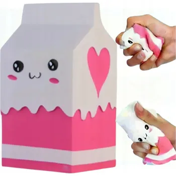 Hračka pro nejmenší Velký Squishy Mléko Hračka Antistresová Měkká Mačkací Hračka Kawaii 12 Cm
