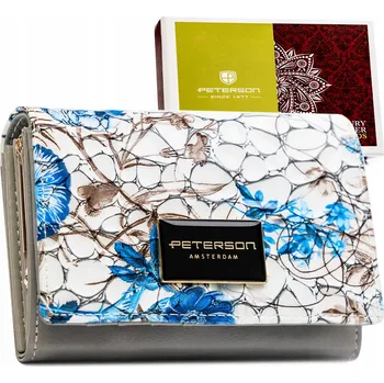 Peterson peněženka z pravé kůže, vícebarevná - dámská