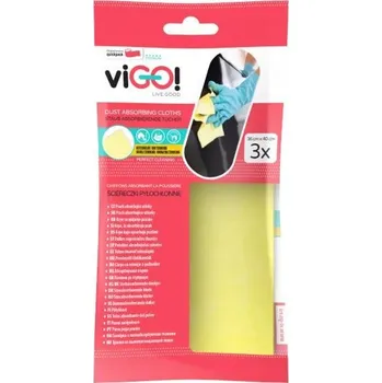 Utěrka viGO! Utěrka pohlcující prach, na bázi přírodní pryskyřice 3ks IDDRZEX04763