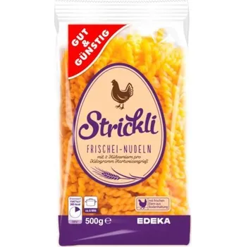 Příloha GG Strickli těstoviny z čerstvých vajec vrtulky 500g IDDRZEX03669