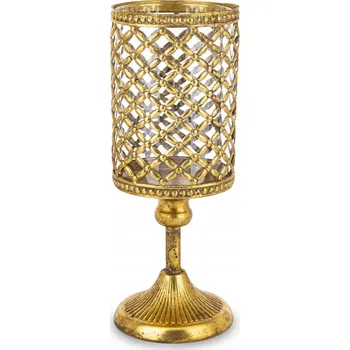 Svícen Svícen Glamour zlatý stylová dekorace domu