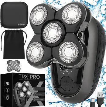 Holicí strojek Holicí Strojek pro muže + Holicí strojek na vlasy + Zastřihovač nosu a vousů ALPHA