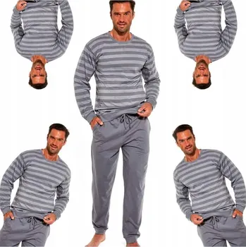 Pánské pyžamo Cornette pánské pyžamo 117/160 Losse 9 s dlouhým rukávem, velikost S