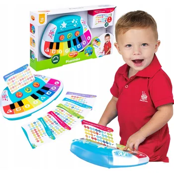 Hudební nástroj pro děti INTERAKTIVNÍ DĚTSKÉ PIANO KLÁVESY KEYBOARD