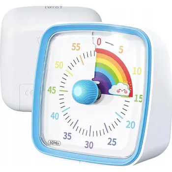 MINUTKA ČASOVAČ PRO DĚTI BUDÍK ODBLÍŽUJÍCÍ 60 MINUT SE 3 REŽIMY ZVONĚNÍ