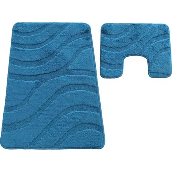 Koberec Sada koupelnových koberečků Montana Symphony Ink Blue