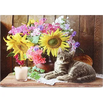 Obraz Autronic Obraz, nástěnná svítící dekorace - 1 ks LED světla BD569