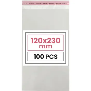 Sáček na potraviny Sáčky mikroténové sáčky PP na obálky DL 100ks