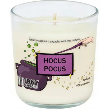 Svíčka Přírodní vonná svíčka ze sójového vosku Hocus Pocus ve sklenici jako dárek dárek
