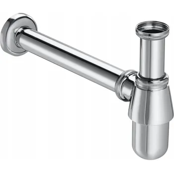 Sifon Umyvadlový sifon lahvový chromový ozdobný pro umyvadlo ROCA