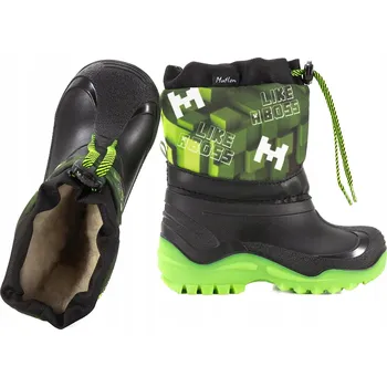 Dívčí sněhule Muflon dětské sněhule černé, velikost 27