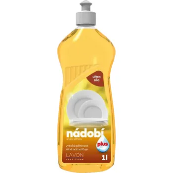 Mycí prostředek LAVON na nádobí Lemon Plus, 1 l IDDRZEX09866
