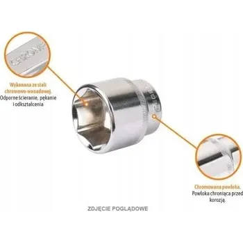 Klíč Nástrčný klíč 1/2" šestihranný 17 mm / TEGER TEGER T-W-KNS110