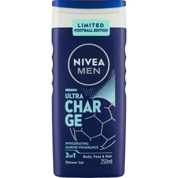 Sprchový gel Nivea Men Ultra Charge sprchový gel, 250 ml IDDRZEX11601