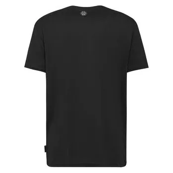 Pánské tričko PHILIPP PLEIN T-Shirt 22949 Černá Regular Fit XL