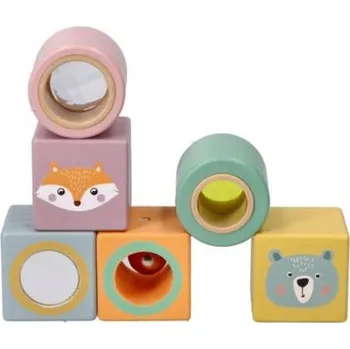 ostatní stavebnice ADAM TOYS Dřevěné senzorické stavebnice pro objevitele