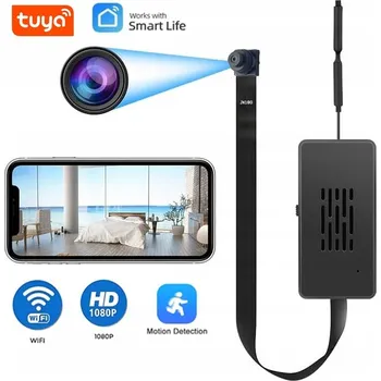 IP kamera Špionážní Kamera WiFi TUYA Detekce Pohybu Záznam na Kartu Živý Náhled