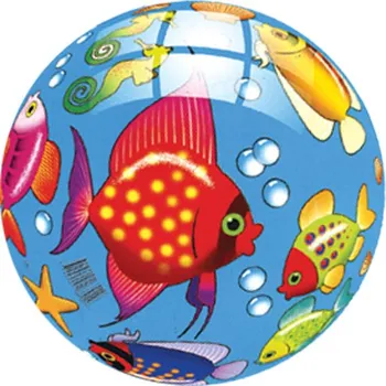 MikroTrading Míč 23cm rybičky 10m+ v síťce