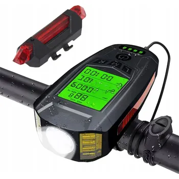 Cyklosvítilna PŘEDNÍ A ZADNÍ LED SVĚTLO NA KOLO, NABÍJECÍ USB