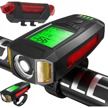 Cyklosvítilna SVĚTLO NA KOLO PŘEDNÍ ZADNÍ LED PŘEDNÍ ZADNÍ SVÍTILNA AKUMULÁTOROVÁ USB