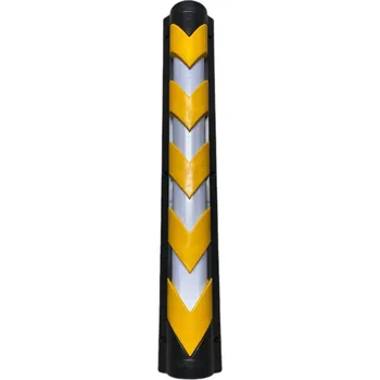 Dětská zábrana Černo-žlutá plastová (PVC) ochrana rohů zdí a stěn FLOMA CP31 - 90 x 14 x 9 cm, 45872630