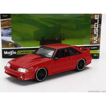 autíčko Maisto Ford usa Mustang Svt Cobra Coupe 1993 1:24 Red