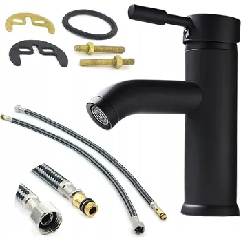 Vodovodní baterie Stojánková umyvadlová baterie Maibang Loft černá