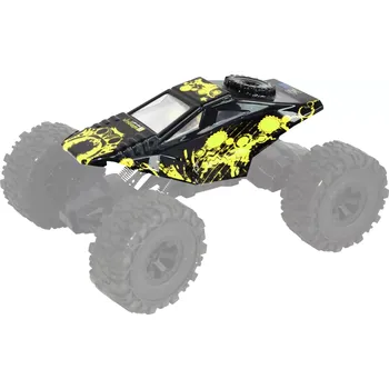RC náhradní díl DF models Karoserie pro RC auto Crawler 4WD RTR, žlutočerná