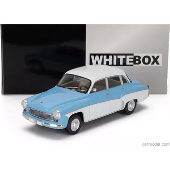 Dětské zboží Whitebox Wartburg 312 1965 1:24 Světle Modrá Bílá