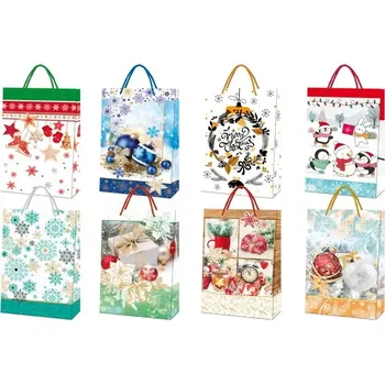 Dárková taška Dárková taška L Vánoce - mix 360 x 230 x 100 mm (T L va)