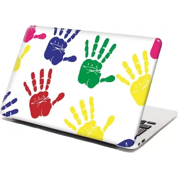 samolepka Sablio Samolepka na notebook Barevné otisky - 29x20 cm