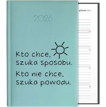 Kalendář Knižkový kalendář 2026 A5 FunnyCase modrý