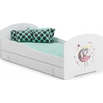 Dětská postel Postel Kobi LUK 70 x 140 cm bílá